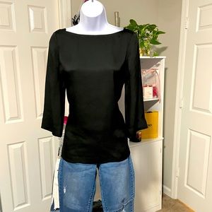Loft Black Long Sleeve Top